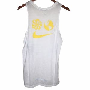 Nike Cody Hudson Running Tank White Men Active S